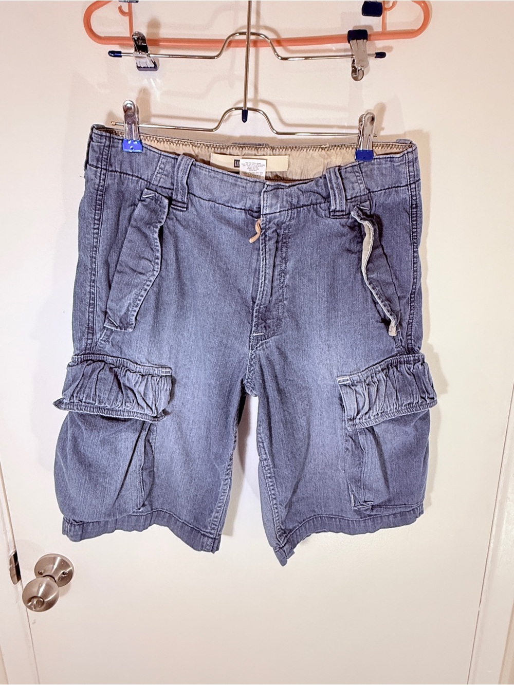 GAP vintage yk2 Men’s Cargo Shorts in Washed Blue